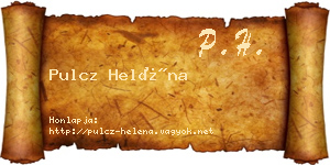 Pulcz Heléna névjegykártya